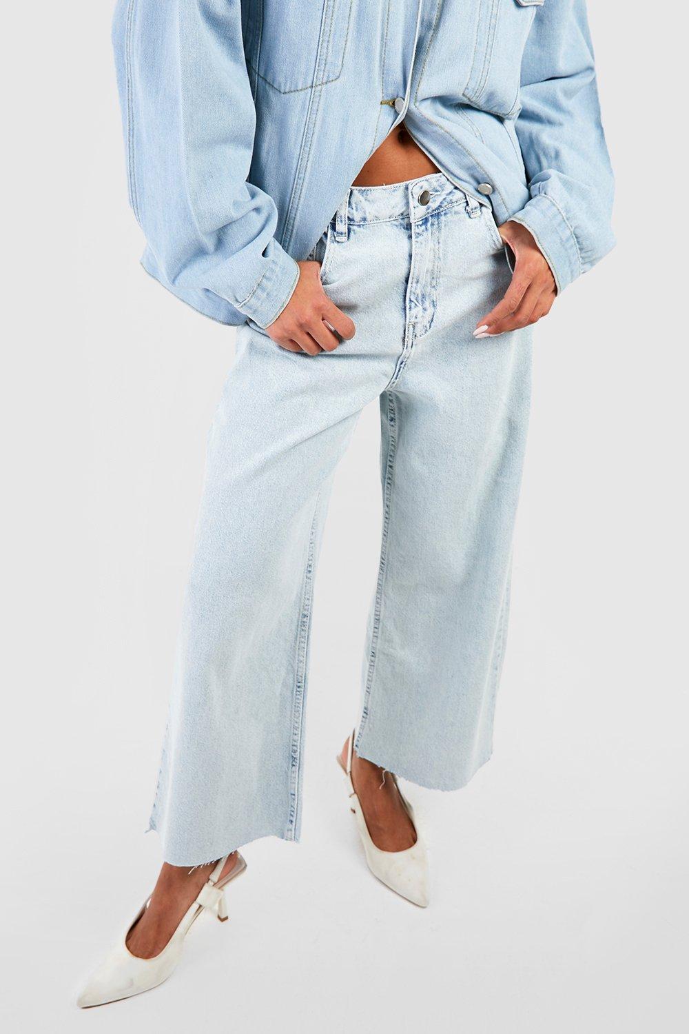 Light blue hot sale raw denim